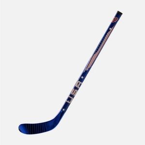 NEW RARE BAUER JACK HUGHES 2026 MILAN OLYMPIC MINI GOLDEN GOAL HOCKEY STICK